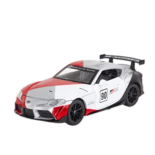 Voitures Miniatures En Métal 1 32 for Toyota Supra GT4 Concept Simulation Diecast Rennwagen Modell Sound Light Zurückziehen Spielzeugfahrzeuge Geschenk Fertigmodell(Rot) von OWYALQ