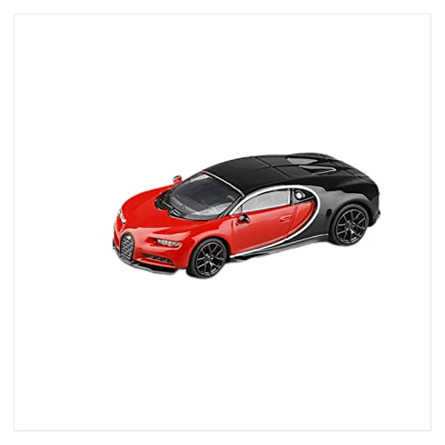 Voitures Miniatures En Métal 1 64 Für Bugatti Veyron Alloy Diecast Spielzeugauto-Modell Hohe Simulation Sportwagen Fertigmodell(Rot) von OWYALQ