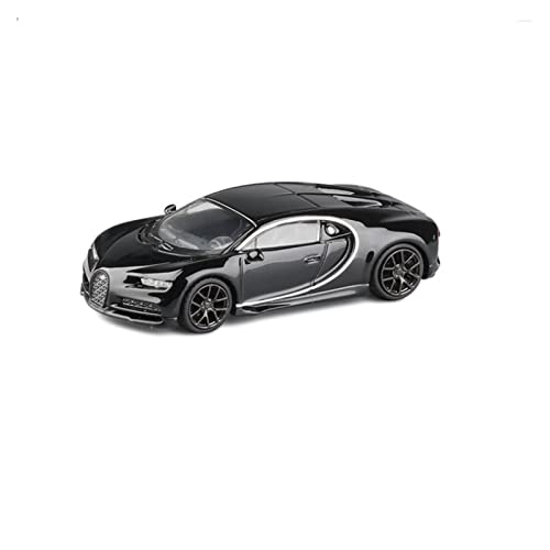 Voitures Miniatures En Métal 1 64 Für Bugatti Veyron Alloy Diecast Spielzeugauto-Modell Hohe Simulation Sportwagen Fertigmodell(Schwarz) von OWYALQ