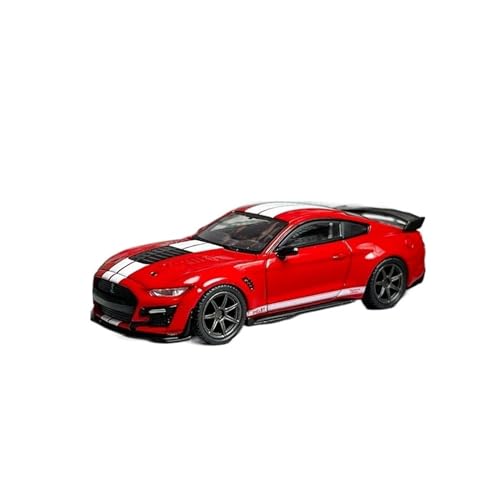 Voitures Miniatures En Métal 1 64 Für Ford Shelby GT500 Sportwagen Legierung Druckguss Fahrzeug Druckguss Spielzeugauto Kit Fertigmodell von OWYALQ