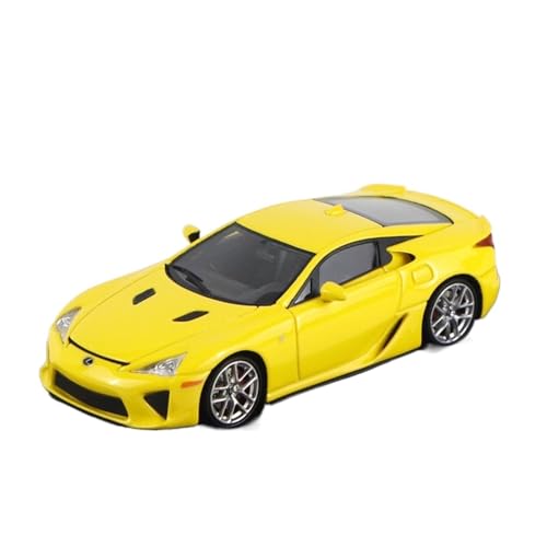 Voitures Miniatures En Métal 1 64 Für Lexus LFA Harz Supercar Simulation Auto Diecast Replik Modell Auto Bausatz Fertigmodell(Yellow) von OWYALQ