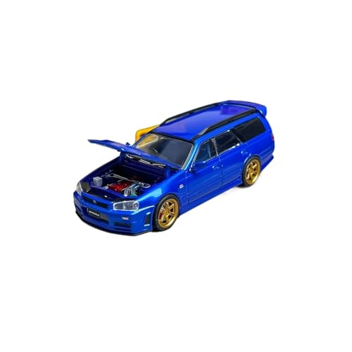 Voitures Miniatures En Métal 1 64 Für Nissan 260 RS GT-R R34 Legierung Simulation Auto Druckguss Fertigauto Modellauto Mini Auto Desktop Ornament Fertigmodell von OWYALQ