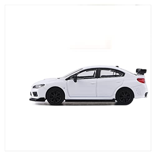 Voitures Miniatures En Métal 1 64 Für Subaru S207 WRX STI Legierung Automodell Metalldruckguss Simulation Jungengeschenk Fertigmodell(White) von OWYALQ