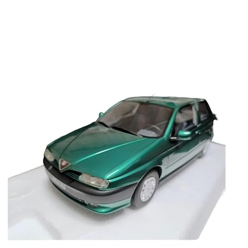 Voitures Miniatures En Métal 1:18 Für Alfa Romeo 145 1.6 Ie 1995 Coupé Simulation Automodell Statische Ornamente Erwachsenensammlung Fertigmodell(Green) von OWYALQ