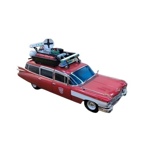 Voitures Miniatures En Métal 1:18 Für Cadillac Ghostbusters ECTO Klassische Auto Modell Erwachsene Sammlung Fahrzeug Display Fertigmodell von OWYALQ