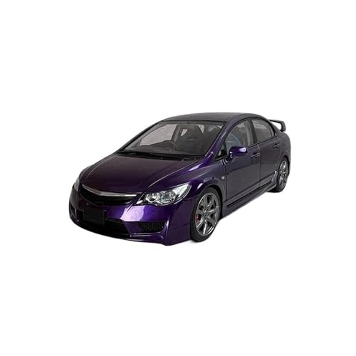 Voitures Miniatures En Métal 1:18 Für Honda Civic Type R (FD2) 2007 Legierung Vollständig Offene Auto Modell Replik Fahrzeuge Sammlung Fertigmodell(Purple) von OWYALQ