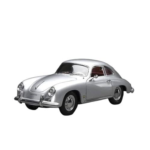 Voitures Miniatures En Métal 1:18 Für Porsche Sportwagen Modell 1957 DieCast Vintage Fahrzeug Spielzeug Fans Retro Sammlung Souvenir Fertigmodell(Silver) von OWYALQ