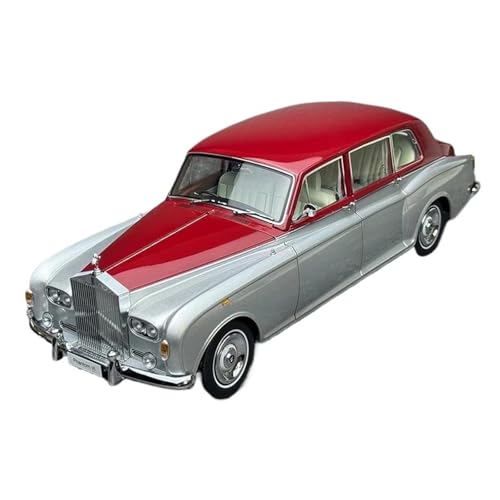 Voitures Miniatures En Métal 1:18 Für Rolls-Royce Phantom VI Der Sechsten Generation Legierungssimulationsautomodell Klassische Fahrzeugsammlung Fertigmodell(Red Silver) von OWYALQ
