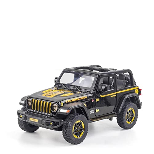 Voitures Miniatures En Métal 1:20 Für Wrangler Rubicon Diecast Automodell Geländewagen Spielzeug Miniatur Modellauto Kinder Geschenk Fertigmodell(D) von OWYALQ