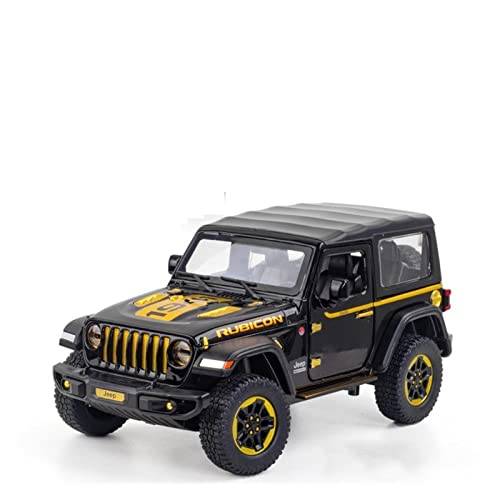 Voitures Miniatures En Métal 1:20 Für Wrangler Rubicon Diecast Spielzeug Geländewagen Modellauto Kinder Geschenk Fertigmodell(A) von OWYALQ
