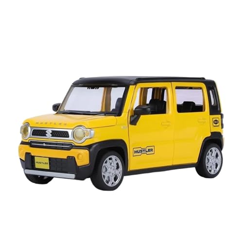 Voitures Miniatures En Métal 1:22 Druckgussmodell Für Suzuki Hustler SUV Geländewagen-Automodell Mit Ton Licht Türen Können Geöffnet Werden Fertigmodell(Yellow) von OWYALQ