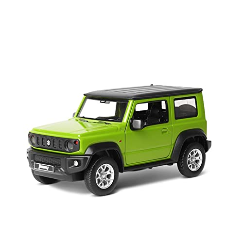 Voitures Miniatures En Métal 1:26 Für Suzuki JIMNY 2018 SUV Legierung Auto Spielzeugauto Metallsammlung Modellauto Sound Und Licht Fertigmodell(A) von OWYALQ