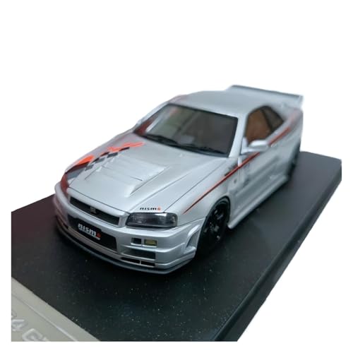 Voitures Miniatures En Métal 1:43 Für Nismo GT-R R34 Z-Tune Mini Sport Auto Spielzeug Modell Replik Fahrzeuge Ornamente Fertigmodell von OWYALQ
