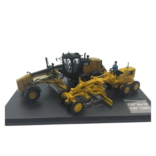 Voitures Miniatures En Métal 1:50 Für CAT 12/12 M3 Selbstfahrende Grader Set Simulation Legierung Engineering Maschinen Modell Fan Sammlung Fertigmodell von OWYALQ