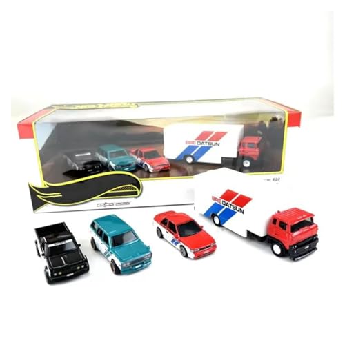 Voitures Miniatures En Métal 1:64 Für GMH39 BRE Nissan Sentra Se-R BRE Sakura Sprinter BRE Datsun 510 Wagon 620 Und Mehr Set Vier Fahrzeugen Modell Fertigmodell von OWYALQ