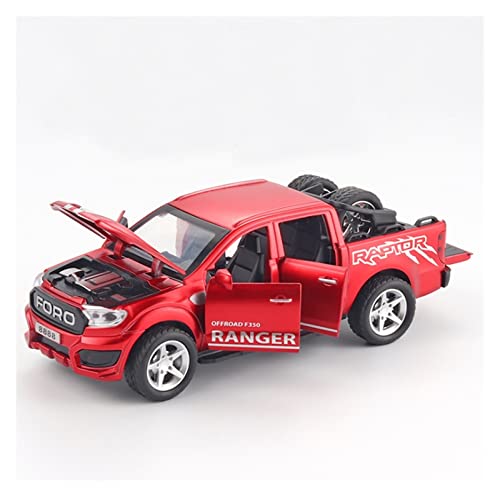 Voitures Miniatures En Métal Ford 1 32 Hochsimuliertes Automodell Spielzeug Kinderheimtextilien Fertigmodell(Rot) von OWYALQ