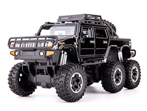 Voitures Miniatures En Métal Für Big Wheel Pickup Truck 1 32 Alloy Simulation Belt Sound Und Light Pull Back Car Model Fertigmodell(Schwarz) von OWYALQ