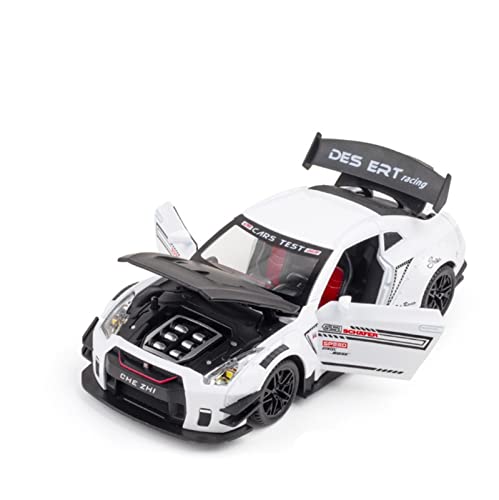 Voitures Miniatures En Métal Für Boutique Car 1 24 Legierungsautomodell Kinderspielzeugauto Pullback-Sammelauto Fertigmodell(White) von OWYALQ