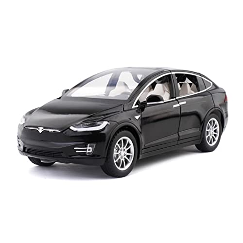 Voitures Miniatures En Métal Für Brandneues Auto 1 24 Spielzeugauto Modellauto Zinklegierung Spielzeugauto Mit Sound Und Licht Zurückziehen Fertigmodell(Schwarz) von OWYALQ