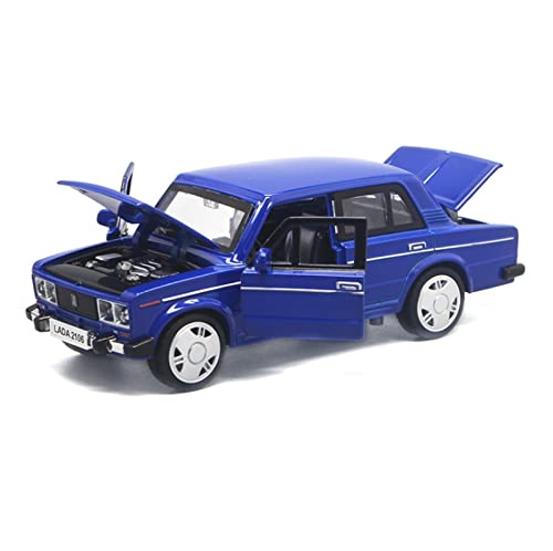 Voitures Miniatures En Métal Für Classic Russian Car 1 32 Pull Back Kann Die Tür Spielzeugauto Kinder Erwachsene Geburtstagsgeschenk Öffnen Fertigmodell(Blau) von OWYALQ