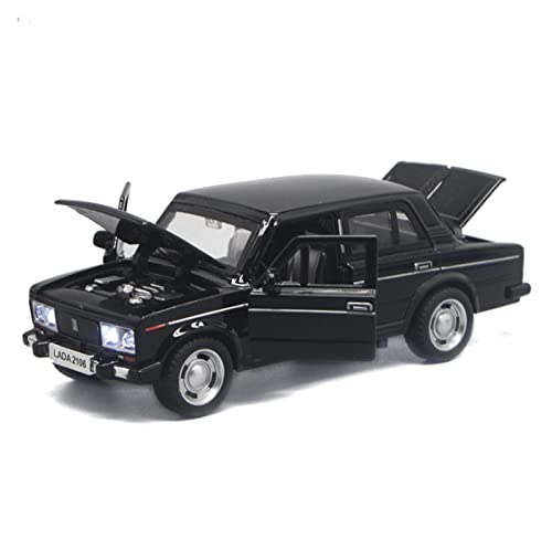 Voitures Miniatures En Métal Für Classic Russian Car 1 32 Pull Back Kann Die Tür Spielzeugauto Kinder Erwachsene Geburtstagsgeschenk Öffnen Fertigmodell(Schwarz) von OWYALQ