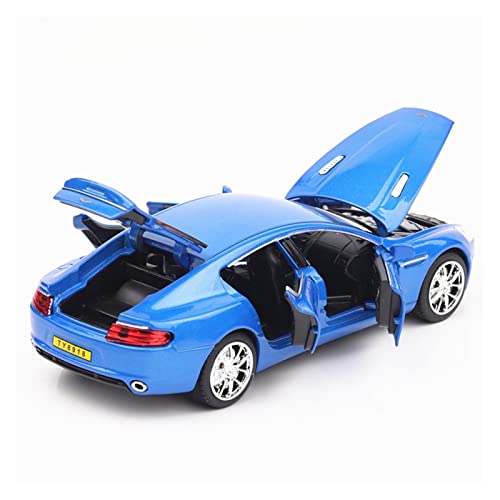 Voitures Miniatures En Métal Für Cool Car 1 32 Alloy Simulation Belt Sound Und Light Pull Back Automodell Kindergeschenk Fertigmodell(Blau) von OWYALQ