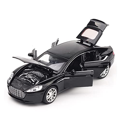 Voitures Miniatures En Métal Für Cool Car 1 32 Alloy Simulation Belt Sound Und Light Pull Back Automodell Kindergeschenk Fertigmodell(Schwarz) von OWYALQ