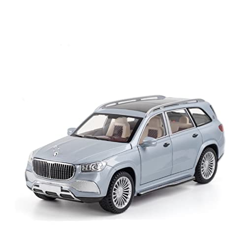 Voitures Miniatures En Métal Für Fine Luxury Car 1 24 Hochsimuliertes Automodell Spielzeug Kinderheimdekoration Fertigmodell(Blau) von OWYALQ