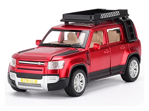 Voitures Miniatures En Métal Für Luxury Car 1 32 Pull Back Kann Die Tür Spielzeugauto Kinder Erwachsene Geburtstagsgeschenk Öffnen Fertigmodell(Rot) von OWYALQ