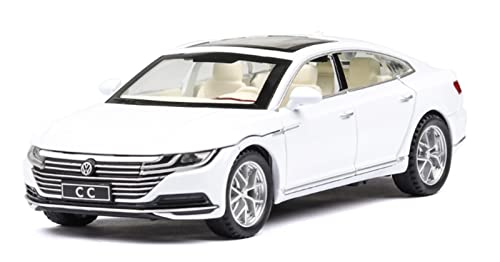 Voitures Miniatures En Métal Für Luxury Car 1 32 Pull Back Kann Die Tür Spielzeugauto Kinder Erwachsene Geburtstagsgeschenk Öffnen Fertigmodell(White) von OWYALQ