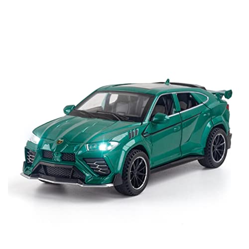 Voitures Miniatures En Métal Für Luxusauto 1 32 Spielzeugauto Modell Metallauto Rückziehauto Geeignet Für Kinderspielzeug Fertigmodell(Grün) von OWYALQ
