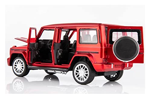 Voitures Miniatures En Métal Für Mercedes-Benz 1 32 Legierungsmaterial Kinderspielzeugautomodell Mit Ton Und Licht Fertigmodell(Rot) von OWYALQ