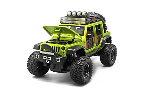Voitures Miniatures En Métal Für Nagelneues Auto 1 24 Legierungssimulationsmodell Kindergeschenksammlung Ornament Fertigmodell(Grün) von OWYALQ
