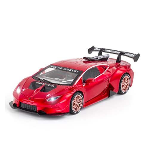 Voitures Miniatures En Métal Für Premium Sports Car 1 32 Pull Back Kann Die Tür Spielzeugauto Kinder Erwachsene Geburtstagsgeschenk Öffnen Fertigmodell(Rot) von OWYALQ