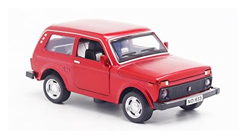 Voitures Miniatures En Métal Für Russian Classic Car 1 32 Hochsimuliertes Automodell Spielzeug Kinderheimdekoration Fertigmodell(Rot) von OWYALQ