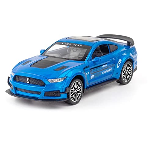 Voitures Miniatures En Métal Für Sportwagen Ford 1 32 Hochsimuliertes Automodell Spielzeug Kinderheimtextilien Fertigmodell(Blau) von OWYALQ