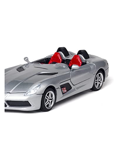 Voitures Miniatures En Métal Für Super Racing 1 32 Hochsimuliertes Automodell Spielzeug Kinderheimdekoration Fertigmodell(Silber) von OWYALQ