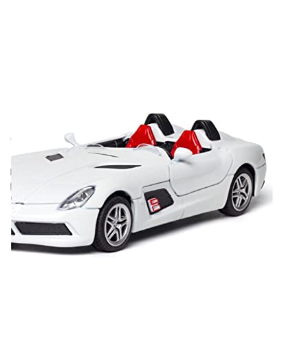 Voitures Miniatures En Métal Für Super Racing 1 32 Hochsimuliertes Automodell Spielzeug Kinderheimdekoration Fertigmodell(White) von OWYALQ