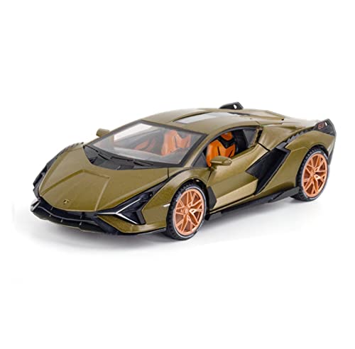 Voitures Miniatures En Métal Sportwagen 1:22 Hochwertige Geschenklegierung Für Heimtextilien Mit Ton Und Licht Fertigmodell(Grün) von OWYALQ
