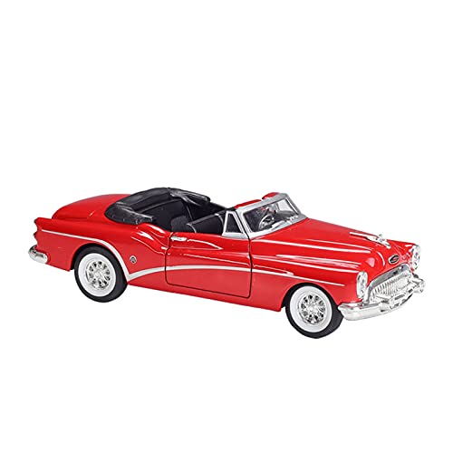 Voitures Miniatures En Métal for Buick Skylark 1953 1 24 Retro Rot Cabrio Coupe Legierung Automodell Boutique Dekoration Geschenk Fertigmodell von OWYALQ