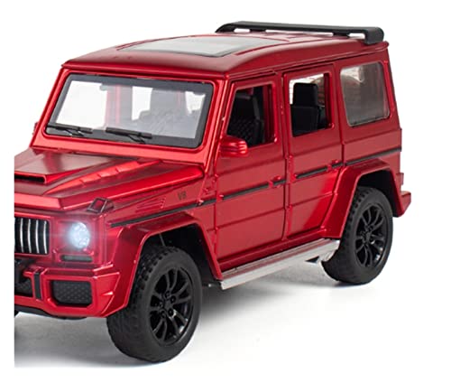 Voitures Miniatures En Métal for Fine Car 1 32 Spielzeugauto Modellauto Zinklegierung Spielzeugauto Mit Sound Und Licht Kindergeschenk Zurückziehen Fertigmodell(Rot) von OWYALQ