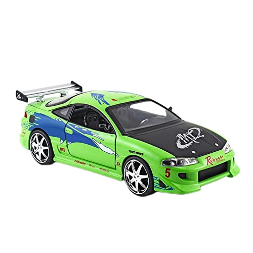 Voitures Miniatures En Métal for Mitsubishi Eclipse 1 24 Supercar Legierung Auto Modell Sammlung Dekoration Display Jungen Geschenk Fertigmodell von OWYALQ