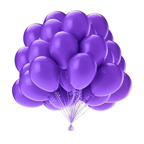 Luftballons Lila 50 Stück,10 Zoll/25cm Geburtstagsdeko Lila Ballons,Lila Luftballons für Tischdeko,Geburtstag und Hochzeit,Lila Ballon Girlande Luftballons Lila 50 Stück,10 Zoll/25cm Geburtstagsdeko Lila Ballons,Lila Luftballons für Tischdeko,Geburtstag und Hochzeit,Lila Ballon Girlande von OWill