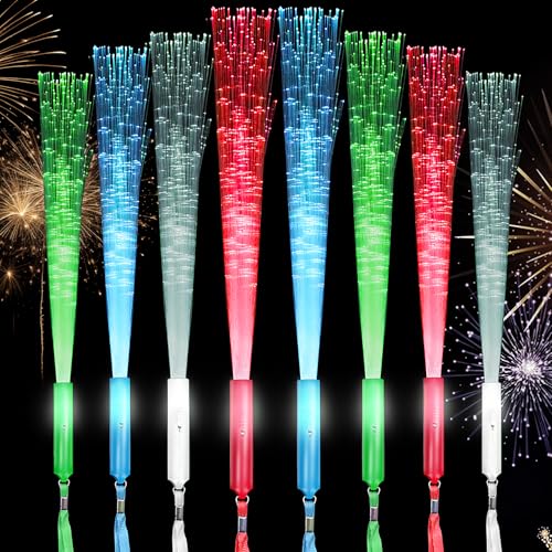 OWill 8 Stück Leuchtstäbe Party, Leuchtstab Led für Kinder, 4 Farben Leuchtstab Kinder, Leuchtwedel für Geburtstage, Hochzeiten, Raves OWill 8 Stück Leuchtstäbe Party, Leuchtstab Led für Kinder, 4 Farben Leuchtstab Kinder, Leuchtwedel für Geburtstage, Hochzeiten, Raves von OWill