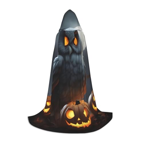 Langer Umhang mit Kapuze, Vampir- und Halloween-Kostüme, perfekt für Rollenspiele und Partys Langer Umhang mit Kapuze, Vampir- und Halloween-Kostüme, perfekt für Rollenspiele und Partys von OXKGHHO
