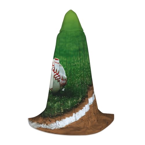 OXKGHHO Baseball-Umhang mit Kapuze, Baseball- und Halloween-Kostüme, perfekt für Rollenspiele und Partys von OXKGHHO