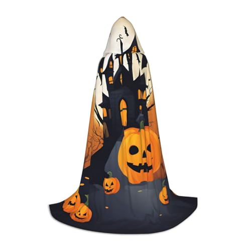 OXKGHHO Happy-Halloween-Vektor-Druck, langer Umhang mit Kapuze, Vampir- und Halloween-Kostüme, perfekt für Rollenspiele und Partys OXKGHHO Happy-Halloween-Vektor-Druck, langer Umhang mit Kapuze, Vampir- und Halloween-Kostüme, perfekt für Rollenspiele und Partys von OXKGHHO