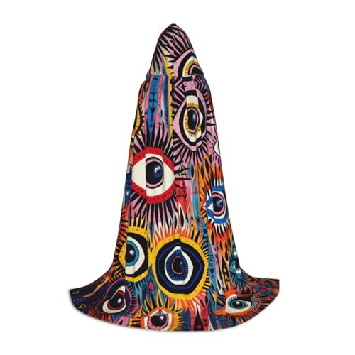 OXKGHHO Langer Umhang mit Augenaufdruck, mit Kapuze, Vampir- und Halloween-Kostüme, perfekt für Rollenspiele und Partys OXKGHHO Langer Umhang mit Augenaufdruck, mit Kapuze, Vampir- und Halloween-Kostüme, perfekt für Rollenspiele und Partys von OXKGHHO