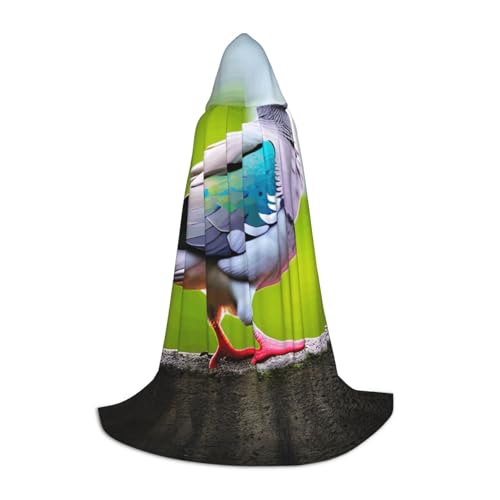 OXKGHHO Langer Umhang mit Cartoon-Tauben-Druck, mit Kapuze, Vampir- und Halloween-Kostüme, perfekt für Rollenspiele und Partys OXKGHHO Langer Umhang mit Cartoon-Tauben-Druck, mit Kapuze, Vampir- und Halloween-Kostüme, perfekt für Rollenspiele und Partys von OXKGHHO