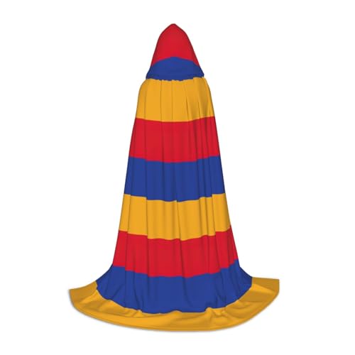 OXKGHHO Langer Umhang mit Flagge von Armenien, mit Kapuze, Vampir- und Halloween-Kostüme, perfekt für Rollenspiele und Partys OXKGHHO Langer Umhang mit Flagge von Armenien, mit Kapuze, Vampir- und Halloween-Kostüme, perfekt für Rollenspiele und Partys von OXKGHHO